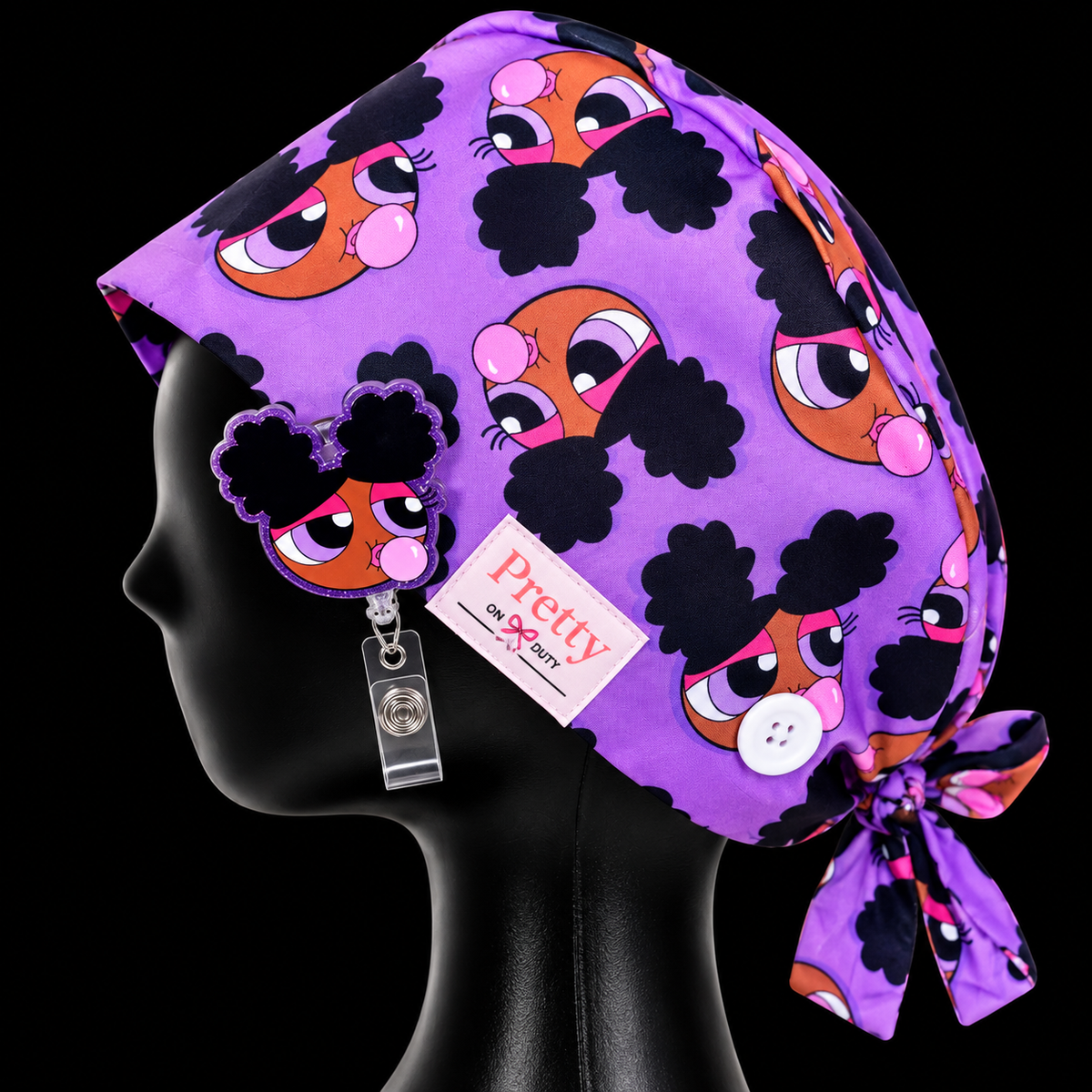 Purple Puff Girl