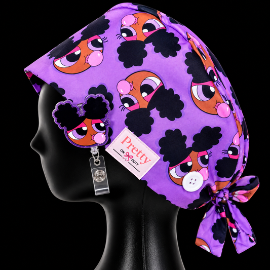Purple Puff Girl